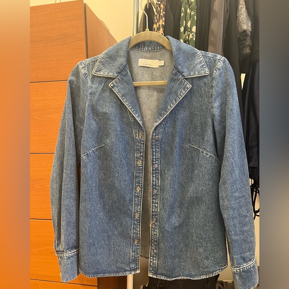 & Other Stories Denim Shirt size 34